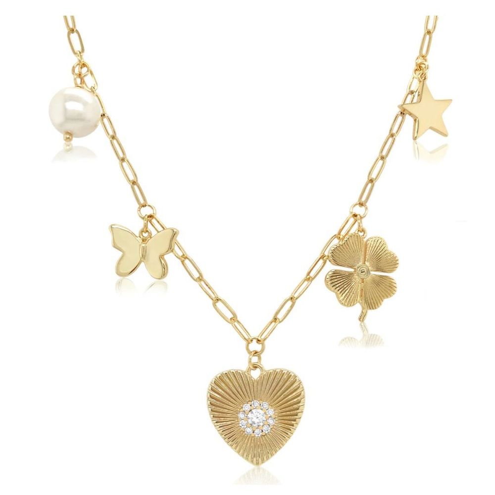Jennifer Miller Heart Charm Necklace - Picture 2 of 7